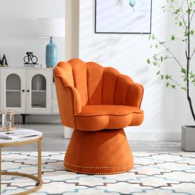 COOLMORE Swivel Barrel Chair, Comfy Round Accent Sofa Chair for Living Room, 360 Degree Swivel Barrel Club Chair, Leisure Arm Chair for Nursery, Hotel