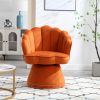 COOLMORE Swivel Barrel Chair, Comfy Round Accent Sofa Chair for Living Room, 360 Degree Swivel Barrel Club Chair, Leisure Arm Chair for Nursery, Hotel